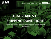 Tablet Screenshot of fgx.com